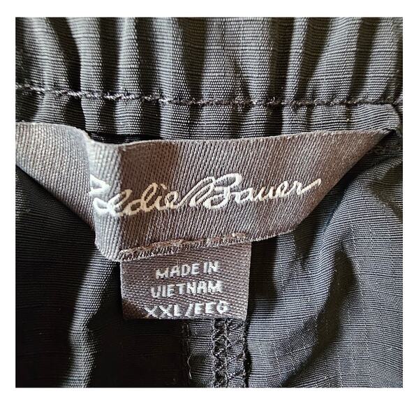 Eddie Bauer Mens Ripstop Gray Cargo Tech Shorts NWT - Picture 4 of 5